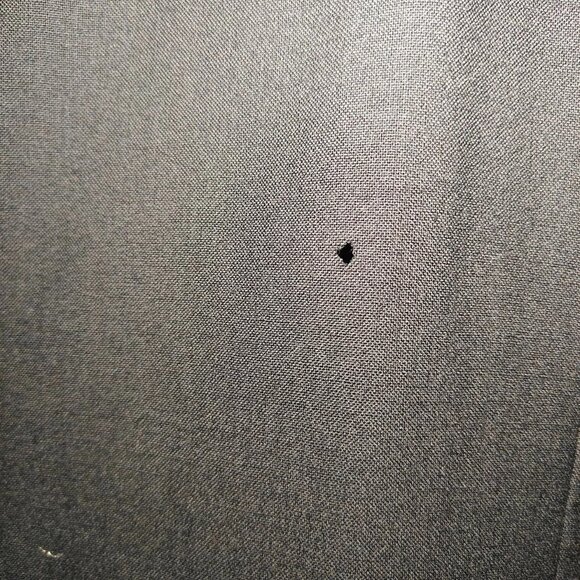 VERSINI Men’s Black Two-Button Jacket – 100% Wool, Size 44R, RN77219 - Picture 9 of 9